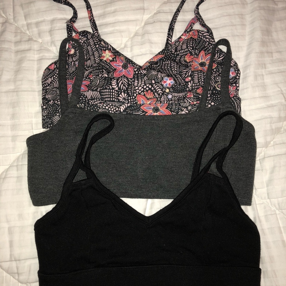 3 Strappy Bralettes